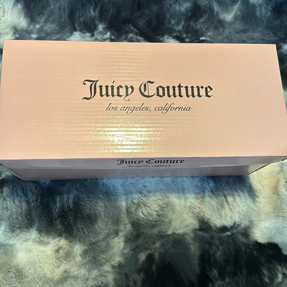 NWT Juicy Couture Steady Size 10 Grey Slides In Box - Picture 2 of 8